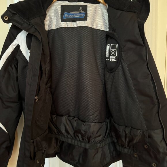 Ladies Large Black White Ski/Snowboard jacket - Picture 3 of 10